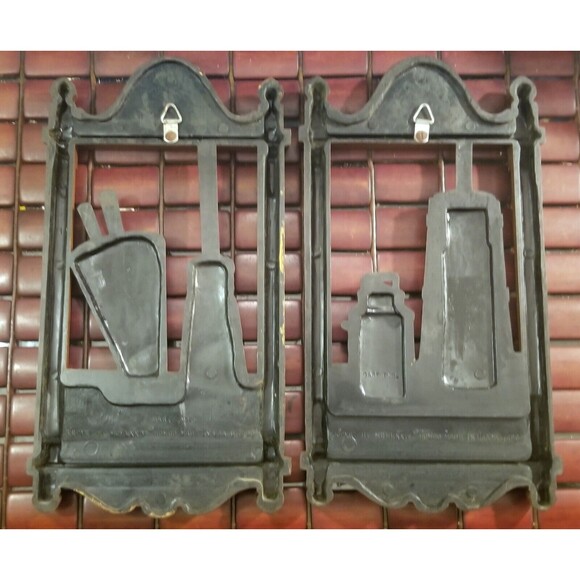 Vintage 1776 DART Inc. Homeco Cottage Core Wall Plaques #7290 A & D 12"x6.5" - Picture 4 of 6